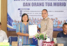 SMA Negeri 1 Waikabubak Gelar Rapat Bersama Orang Tua Murid