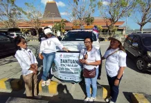 Komunitas Eks Tim Tim Salurkan Bantuan Gempa Flores