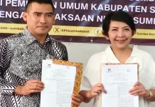 KPU Sumba Barat Bersama Kejaksaan Menandatangani MOU