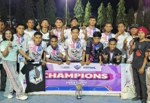 Junior FC dan Sebelah Kali FC Juara Pers Rote Ndao Cup V