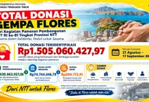 Donasi Gempa Flores NTT Tembus Rp1,5 Miliar