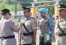 Sertijab Tiga Jabatan Strategis, Kapolres Tekankan Amanah dan Profesionalisme