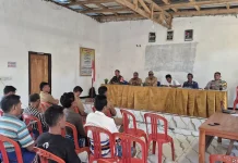 Babinsa Hadiri Rapat Perubahan APBDes Desa Rua 2026