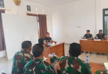 Dandim 1629 SBD Pimpin Rapat Persiapan HUT TNI Ke-81