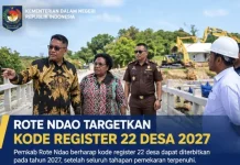 Kabupaten Rote Ndao Targetkan Kode Register 22 Desa pada 2027