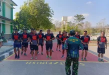 Kodim 1629 SBD Gelar Samapta Tingkatkan Kesiapan Prajurit