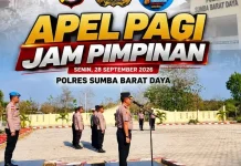 Wakapolres Sumba Barat Daya Tekankan Disiplin Pelayanan Masyarakat