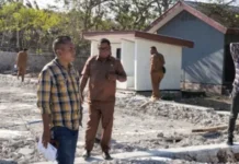 Komisi II DPRD Rote Ndao Tinjau Revitalisasi SDN Lekik