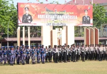 Polda NTT Gelar Upacara Peringatan Hari Kesaktian Pancasila 2026