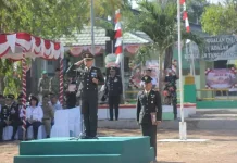 Dandim 1601/Sumba Timur Pimpin Upacara HUT Ke-81 TNI