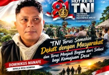 Kades Siomeda Ajak TNI dan Rakyat Perkuat Kebersamaan