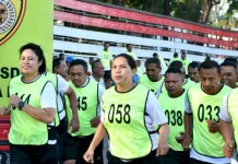 Ratusan Peserta Ikuti Tes Kesamaptaan Jasmani Seleksi PAG Polda NTT T.A. 2026