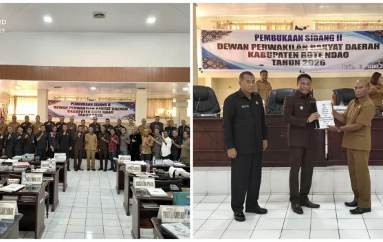 Raih Opini WTP, DPRD Apresiasi Pemkab Rote Ndao di Pembukaan Sidang II