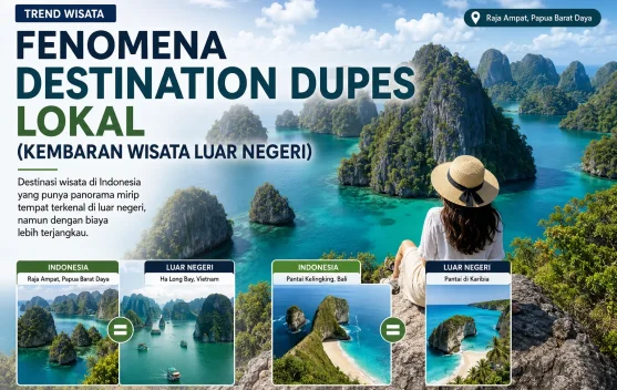 Fenomena "Destination Dupes" Lokal, Wisata Indonesia yang Disebut Mirip Luar Negeri
