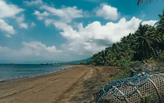 Eksotika Pantai Wairhubing, Surga Tersembunyi Berpasir Hitam di Maumere