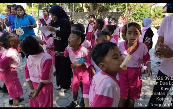 Sambut HUT Kemerdekaan, Pelajar SDI Oebufu Meriahkan dengan Beragam Lomba