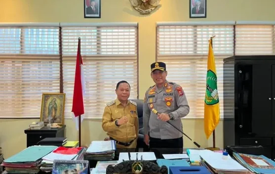 Kapolres Ngada Perkuat Sinergi Dengan Pemkab Jaga Kamtibmas
