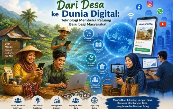 Dari Desa ke Dunia Digital: Teknologi Membuka Peluang Baru bagi Masyarakat