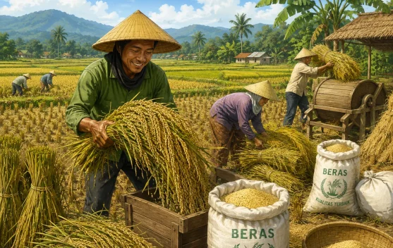 Bukan Sekadar Nasi, Ada Perjalanan Panjang Sebutir Beras