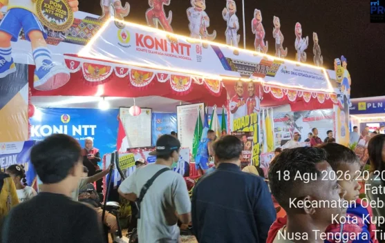 Tampil Perdana, Stand KONI NTT Suguhkan Jejak Sejarah dan Prestasi Atlet