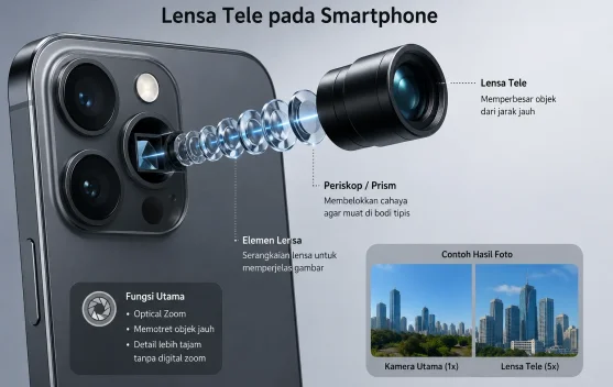 Lensa Tele: Membawa Fotografi Jarak Jauh ke Smartphone