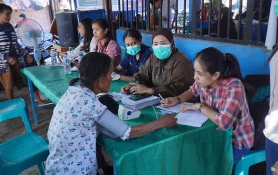 Puskesmas Bakunase Laksanakan CKG Bagi Pedagang Pasar Kasih Kupang