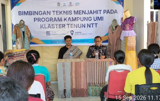 PIP Hadir melalui Bimtek Menjahit “Kampung UMi Klaster Tenun” Dukung Tenun di TTU