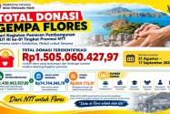 Donasi Gempa Flores NTT Tembus Rp1,5 Miliar