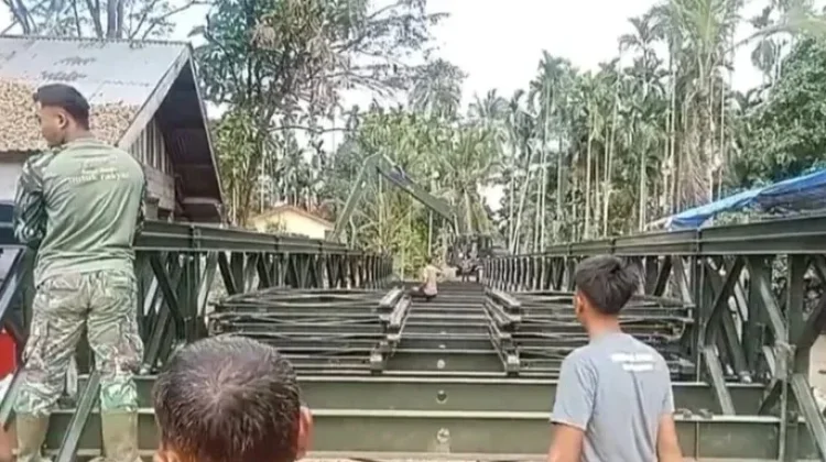 Jembatan Bailey Desa Kubu, Perkuat Akses di Kabupaten Bireuen