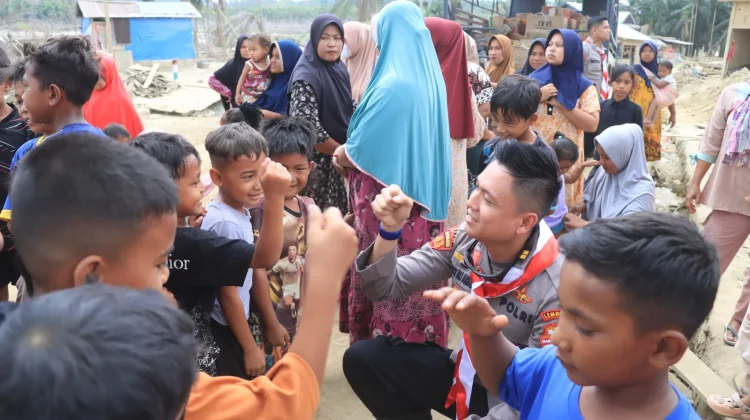 Mahasiswa STIK Lemdiklat Polri Gelar Trauma Healing