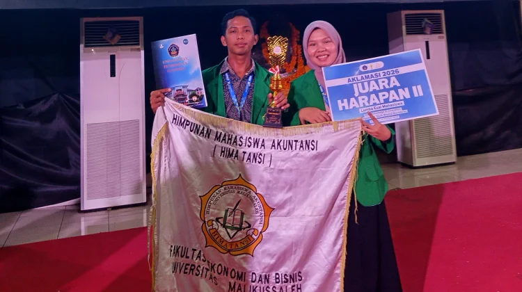 Mahasiswa Akuntansi Unimal Raih Harapan II Lomba Esai Ilmiah Nasional