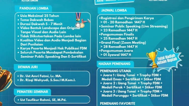 Lomba Dai Online 2026 Kreatif Milenial