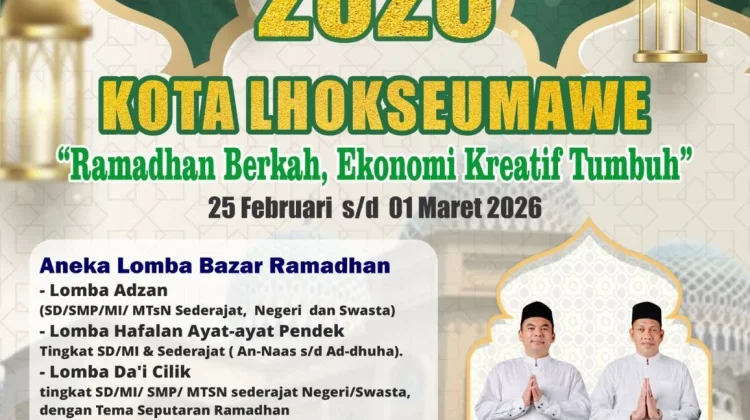 Bazar Ramadhan 2026 Lhokseumawe Resmi Digelar
