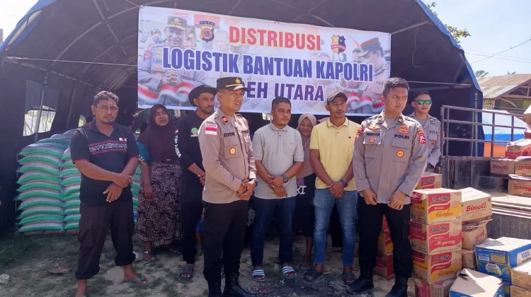 Polres Aceh Utara Kembali Distribusikan Bantuan Kapolri untuk Korban Bencana