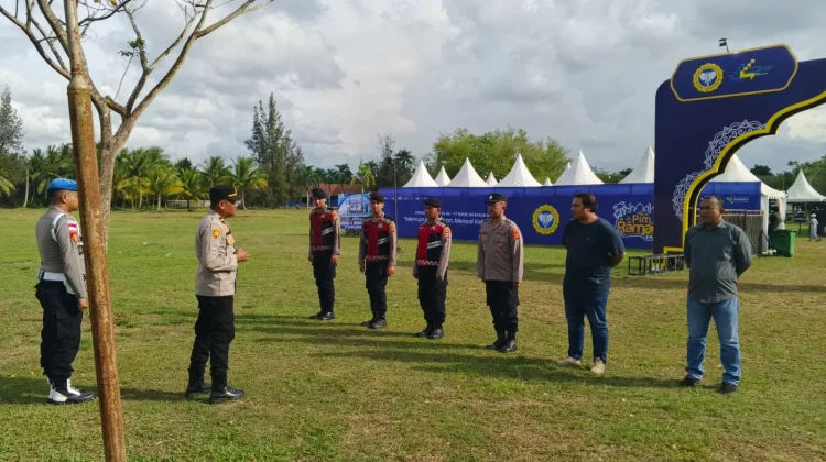 Pengamanan HUT ke-44 PT PIM, Ratusan Personel Siaga Amankan Bazar Takjil dan Tabligh