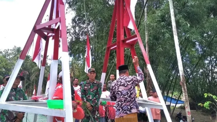 Warga Kembali dapat Melintas, Jembatan Gantung Garuda Diresmikan