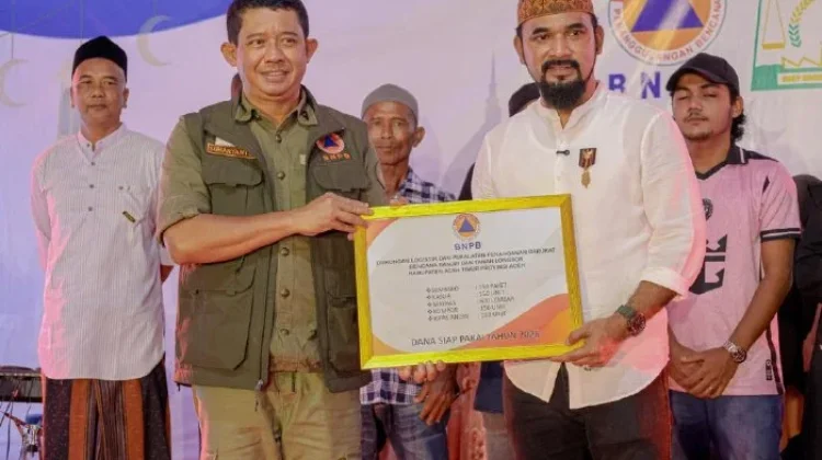 Bupati Al-Farlaky Sambut Kunker Kepala BNPB di Aceh Timur