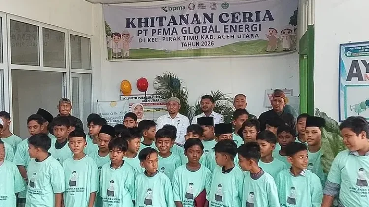 Sinergi, Danramil 29/Pirak Timu Hadiri Sunatan Massal Ceria