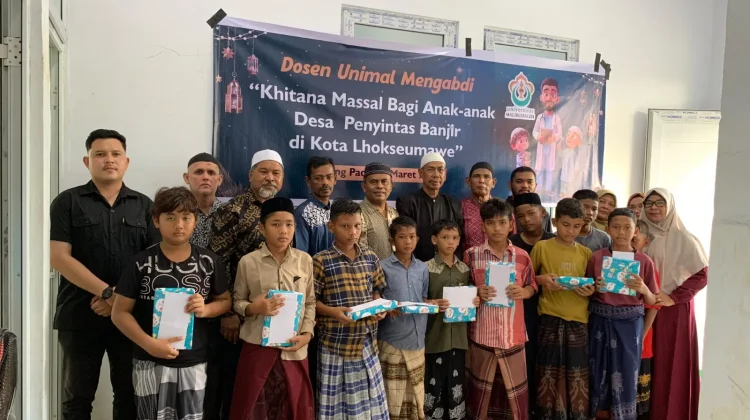 Dosen Universitas Malikussaleh Laksanakan Khitan Massal di Desa Ujong Pacu