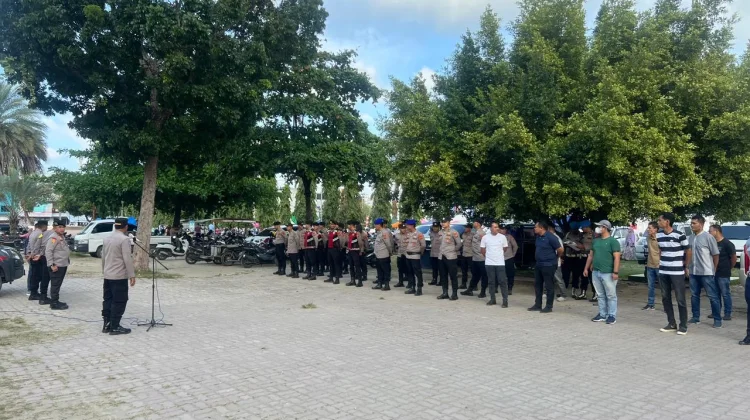 Polres Lhokseumawe Gelar Apel Pengamanan Lalu Lintas jelang Berbuka Puasa