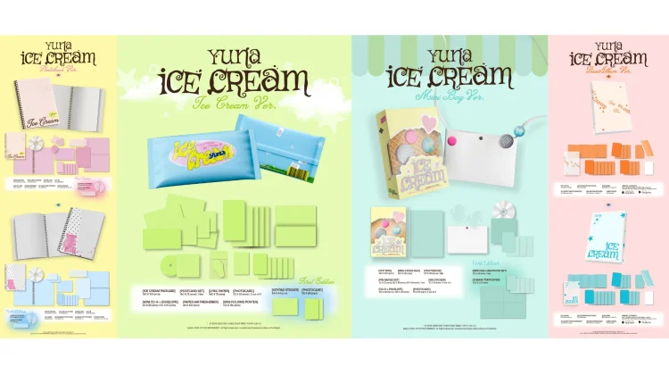 Wajah Manis dari Spoiler Versi Album 'Ice Cream' Yuna ITZY