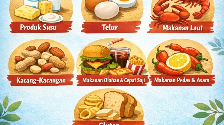 Makanan yang Harus diHindari Bagi Penyakit Eksim