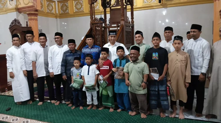 Kapolres Lhokseumawe Hadiri Anjangsana Ramadhan diMasjid Syura Meunasah Mee