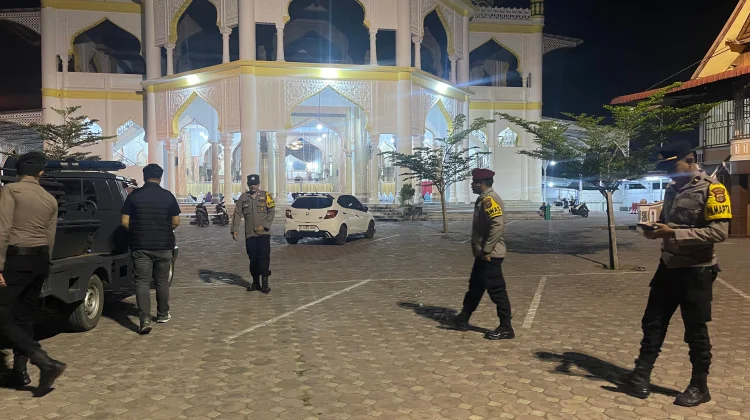 Polres Lhokseumawe Gelar Patroli Terpadu di Sejumlah Masjid