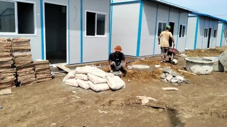 Kodim 0103/Aceh Utara Pantau Progres Pembangunan Huntap di Lapang