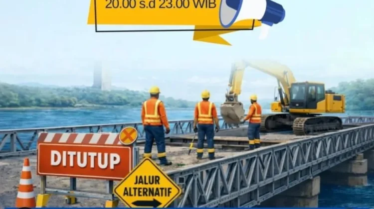 Malam nanti, Jembatan Bailey Kutablang Ditutup Lagi guna Perbaikan