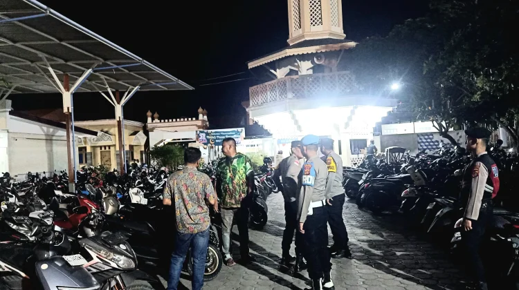Antisipasi Curanmor saat Tarawih, Polres Lhokseumawe Patroli di Masjid