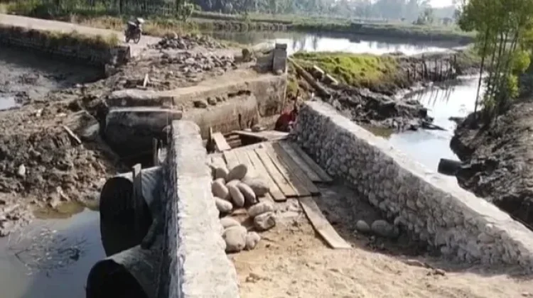 TNI Bangun Jembatan Aramco di Lancang Barat Dewantara