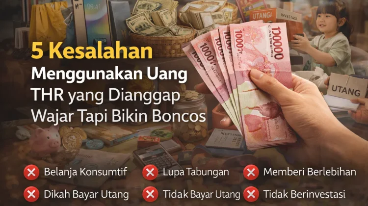 Kesalahan Menggunakan Uang THR yang Dianggap Wajar tapi Bikin Boncos