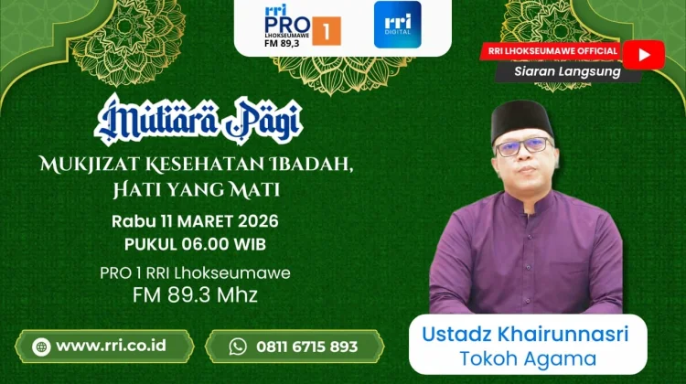 Ustadz Khairunnasri Ingatkan Bahaya Hati Mati pada Manusia